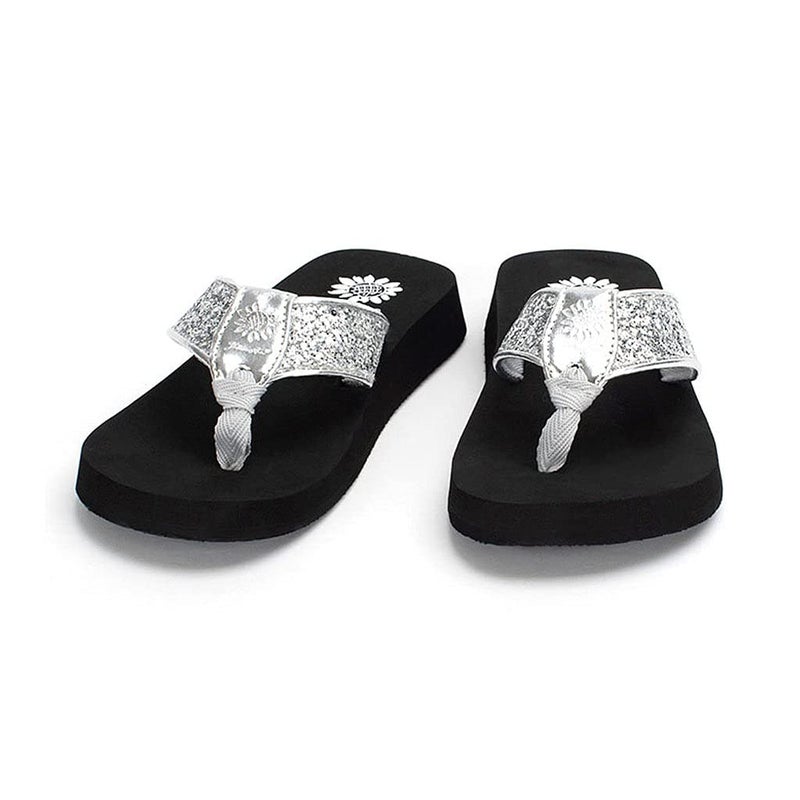 Yellow Box Women's Feliks Sandal, Silver, 8.5 M US - Image 2